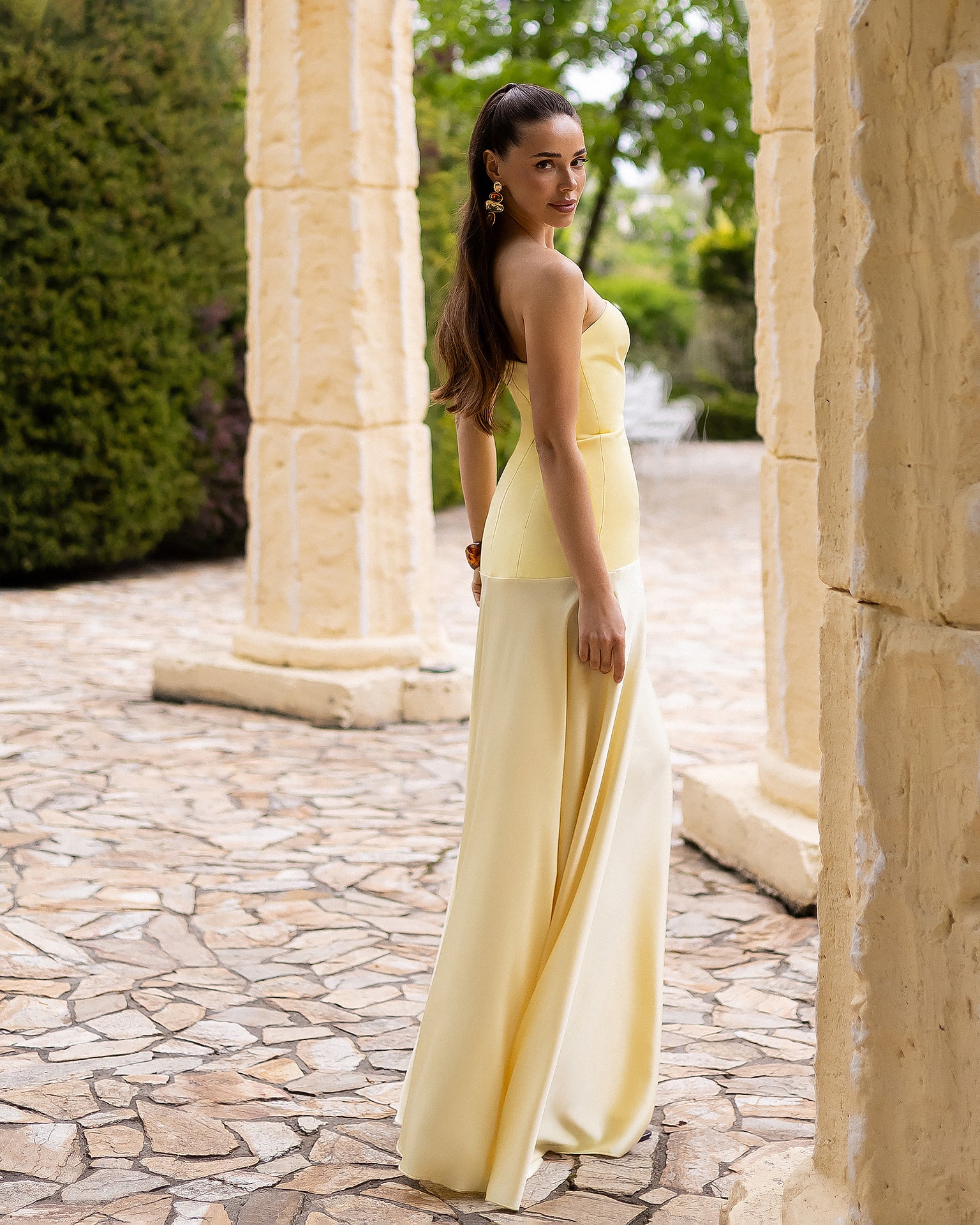 Premium Satin and Crepe Slip Dress in Classic and Pastel Hues