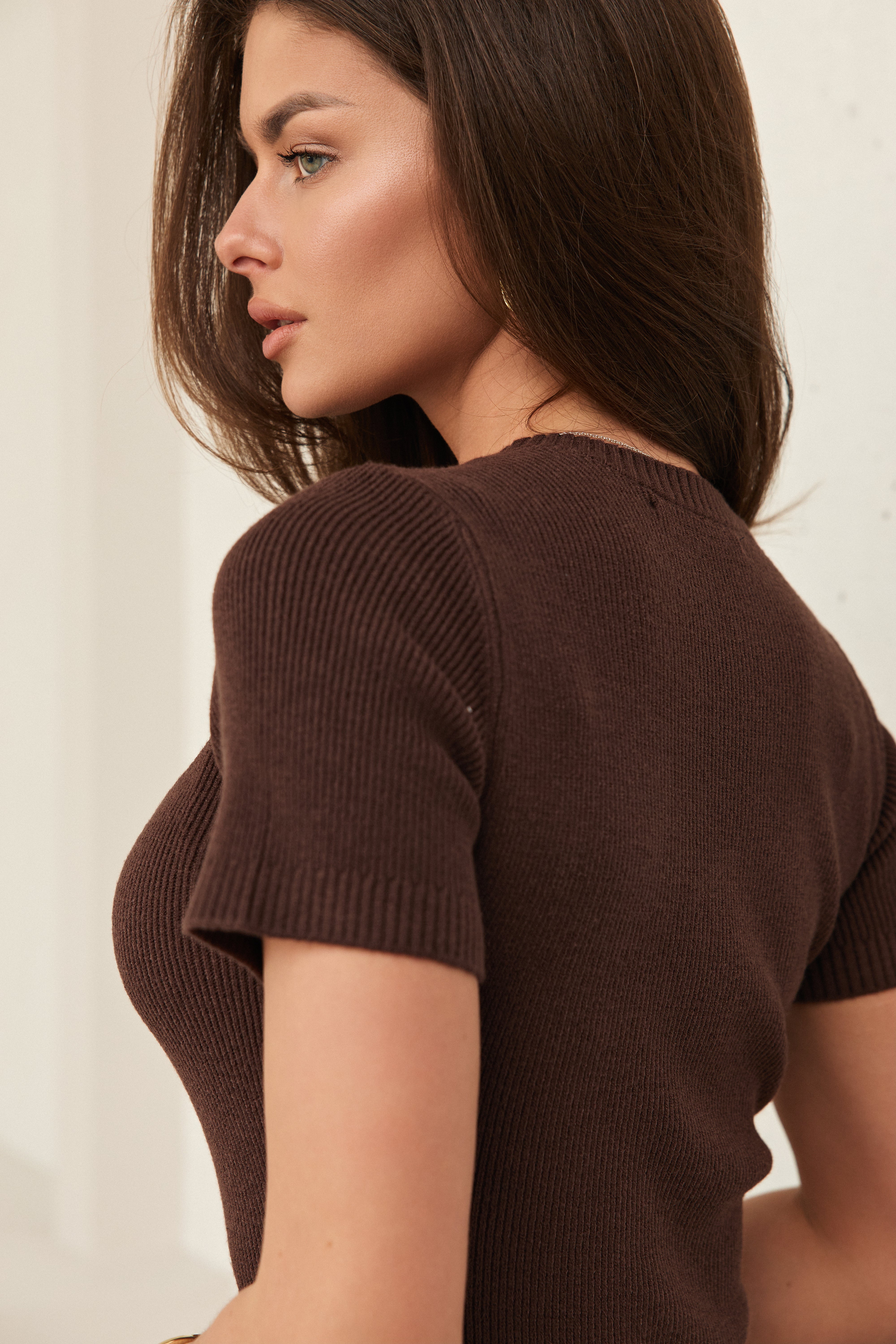 Basic Knit Mini Dress Lily – Soft Stretch Casual Fit