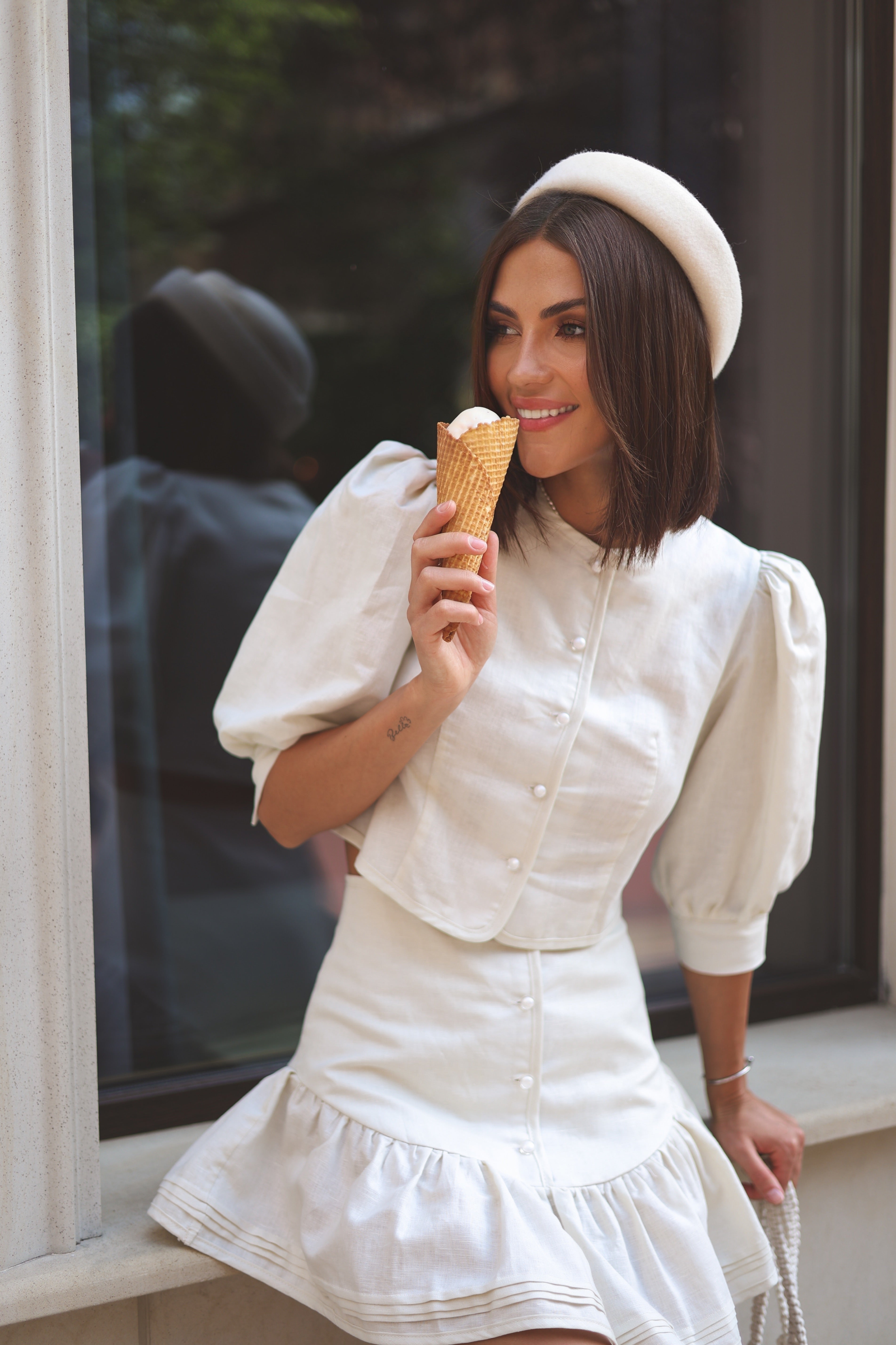 Feminine Linen Set “Lika”