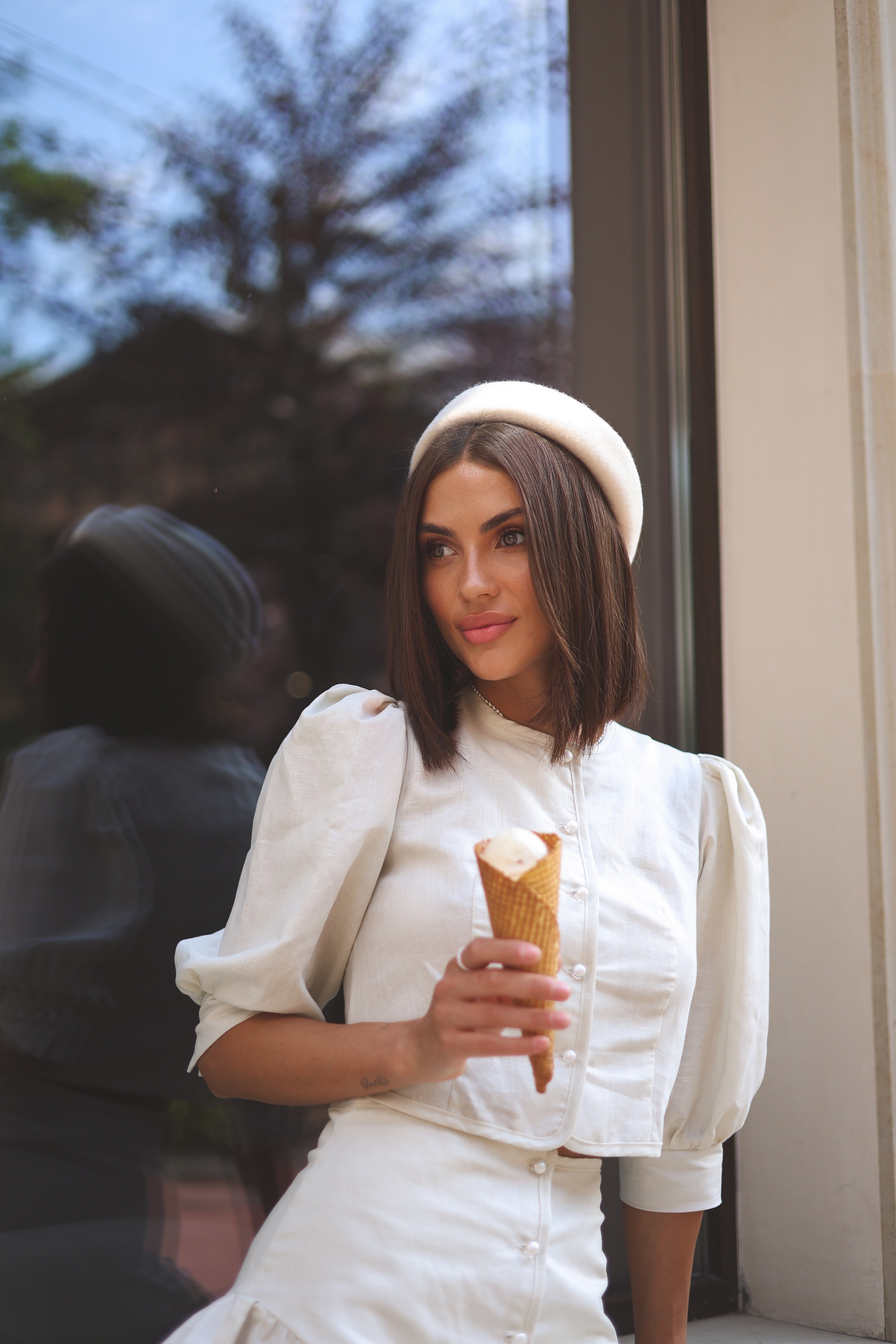 Feminine Linen Set “Lika”