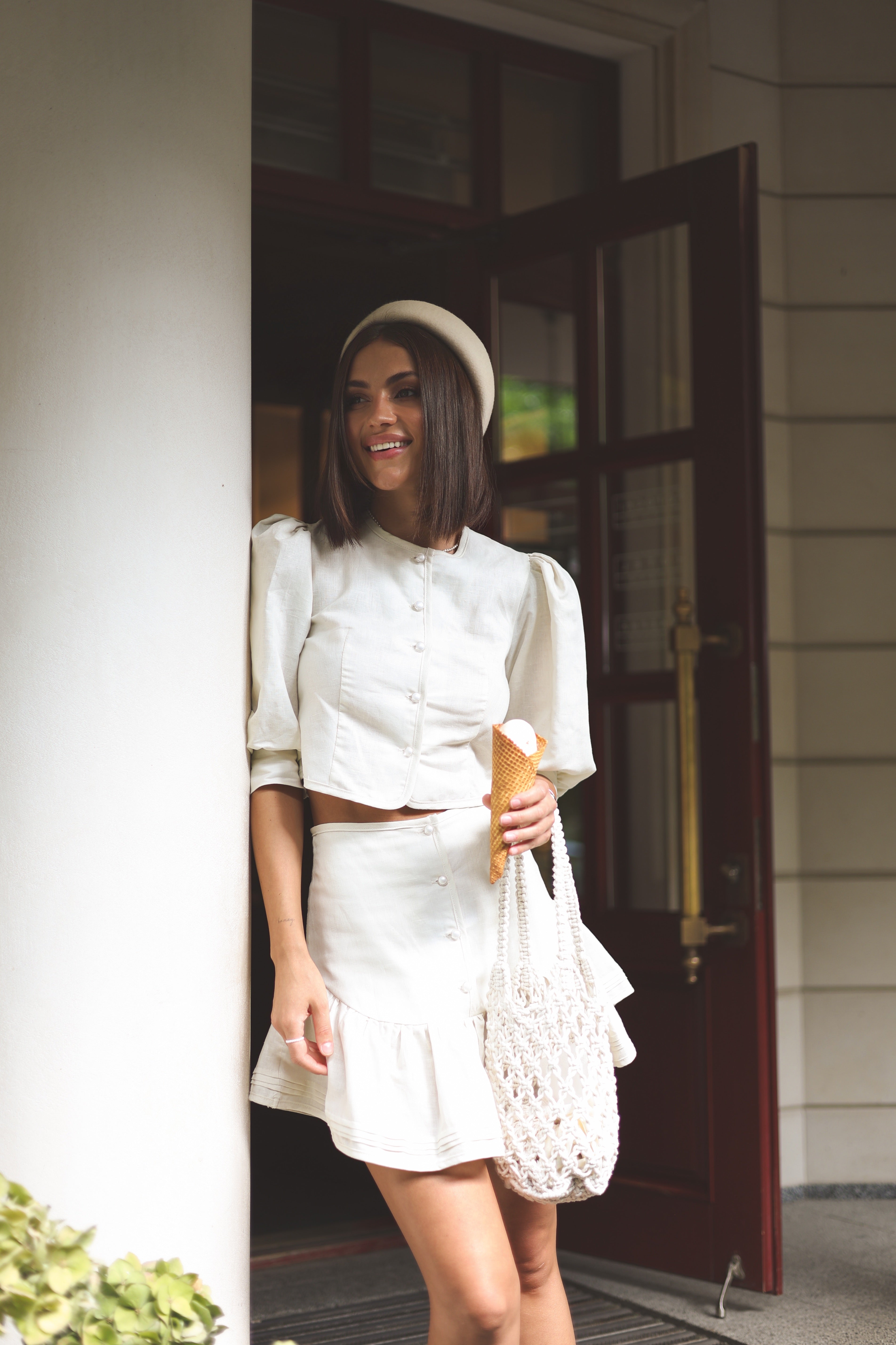 Feminine Linen Set “Lika”