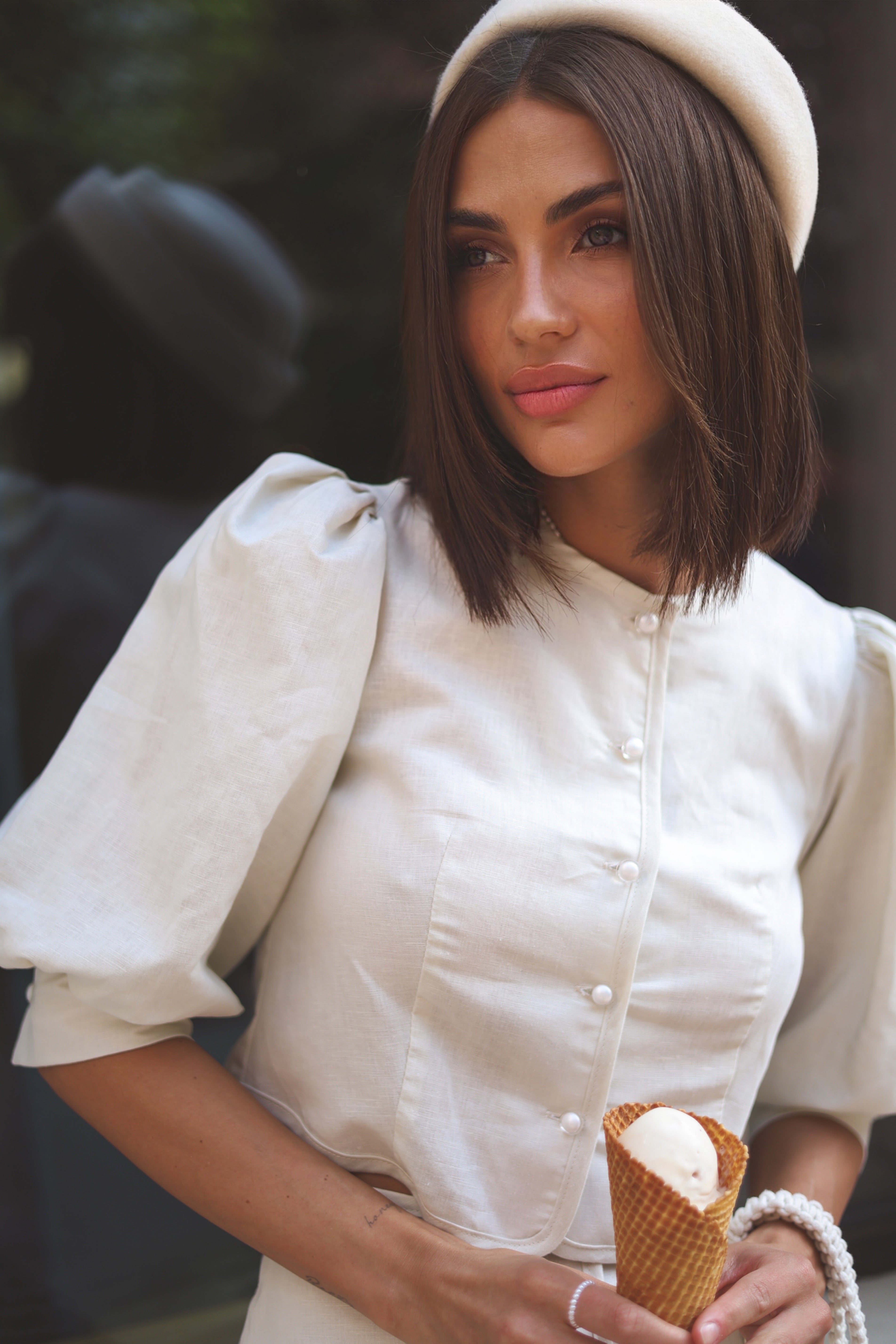 Feminine Linen Set “Lika”