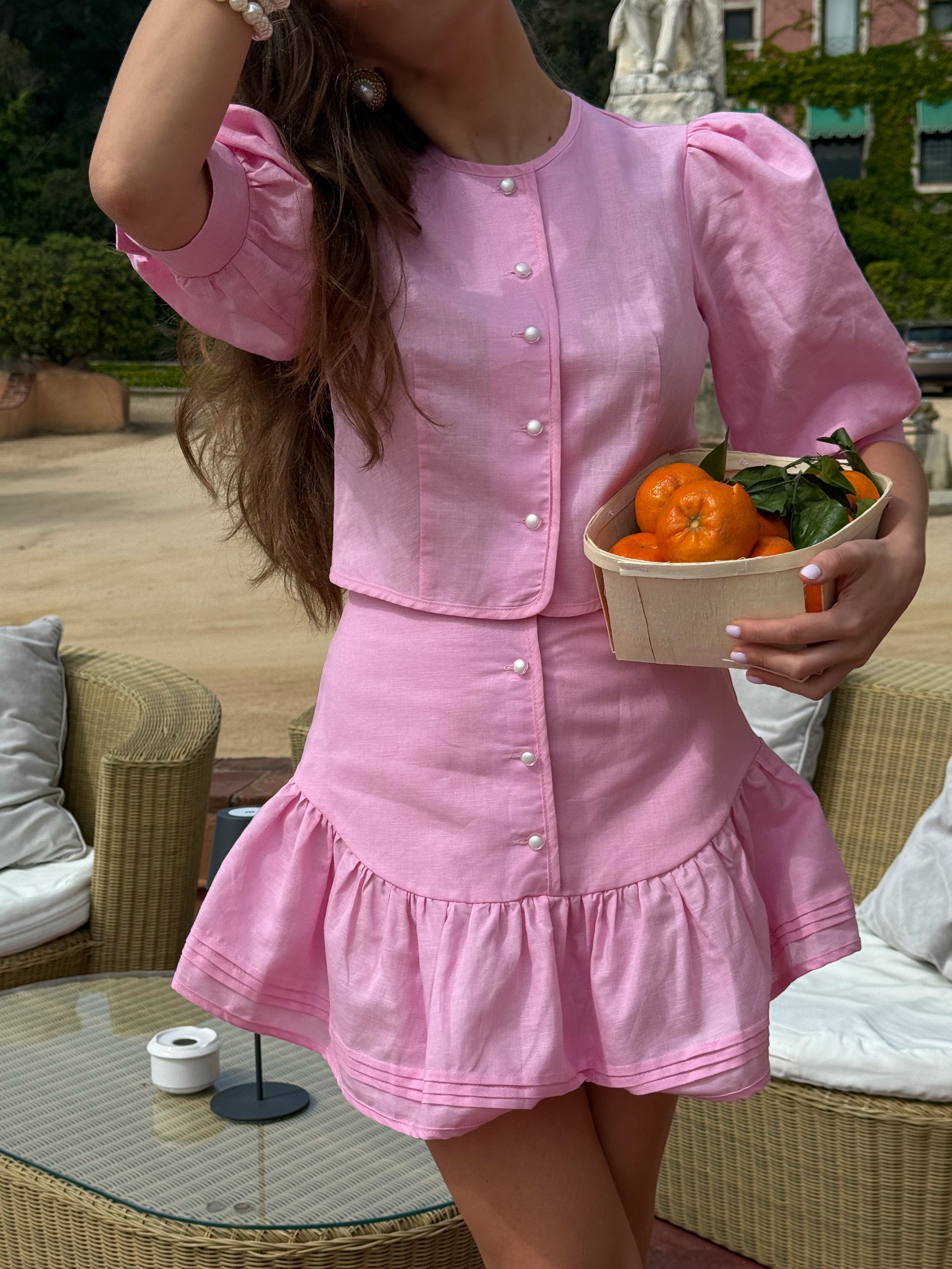 Feminine Linen Set “Lika”