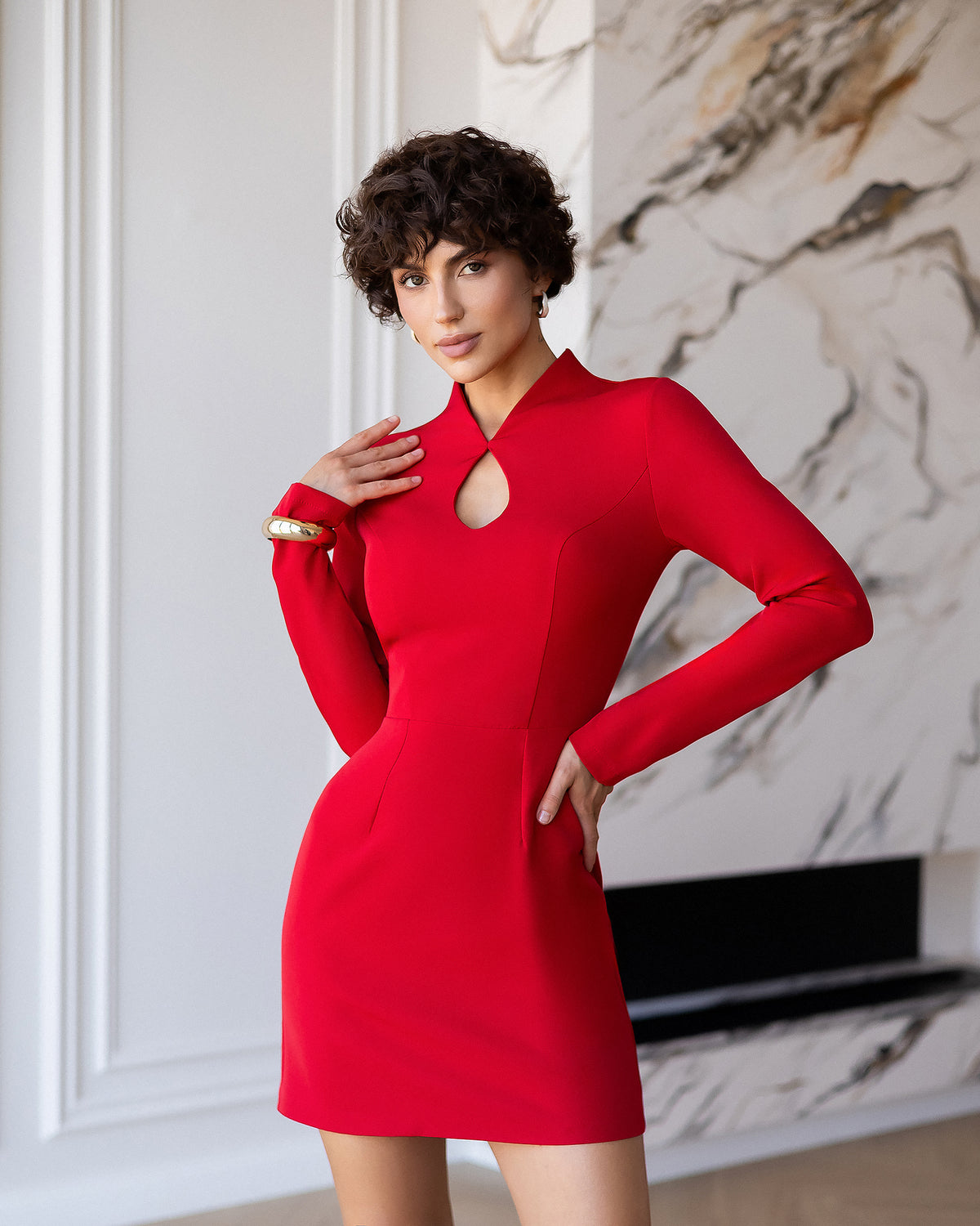 Women's Premium Crepe Suiting Mini Dress - XS to L, 5 Colors