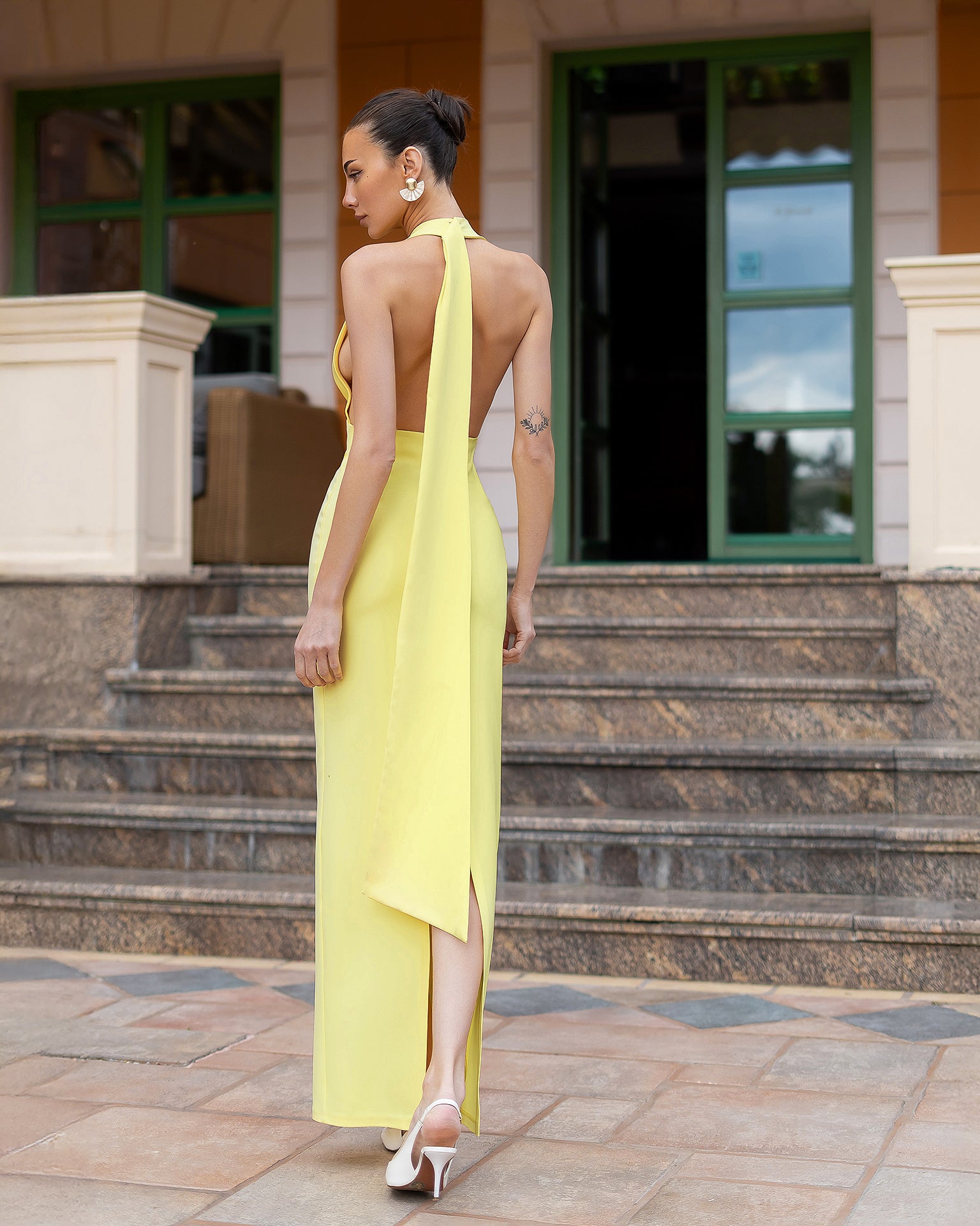 Women's Maxi Dress in Premium Diagonal Crepe, XS–L, Multiple Colors