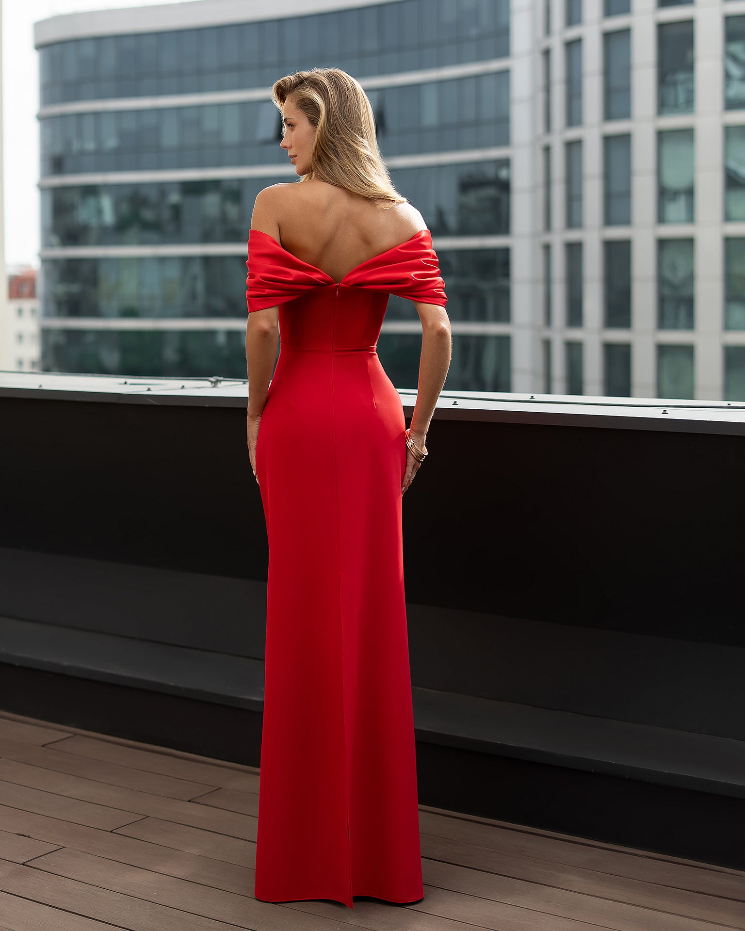 Women’s Crepe Midi Dress with Satin Inserts – Available in 6 Colors