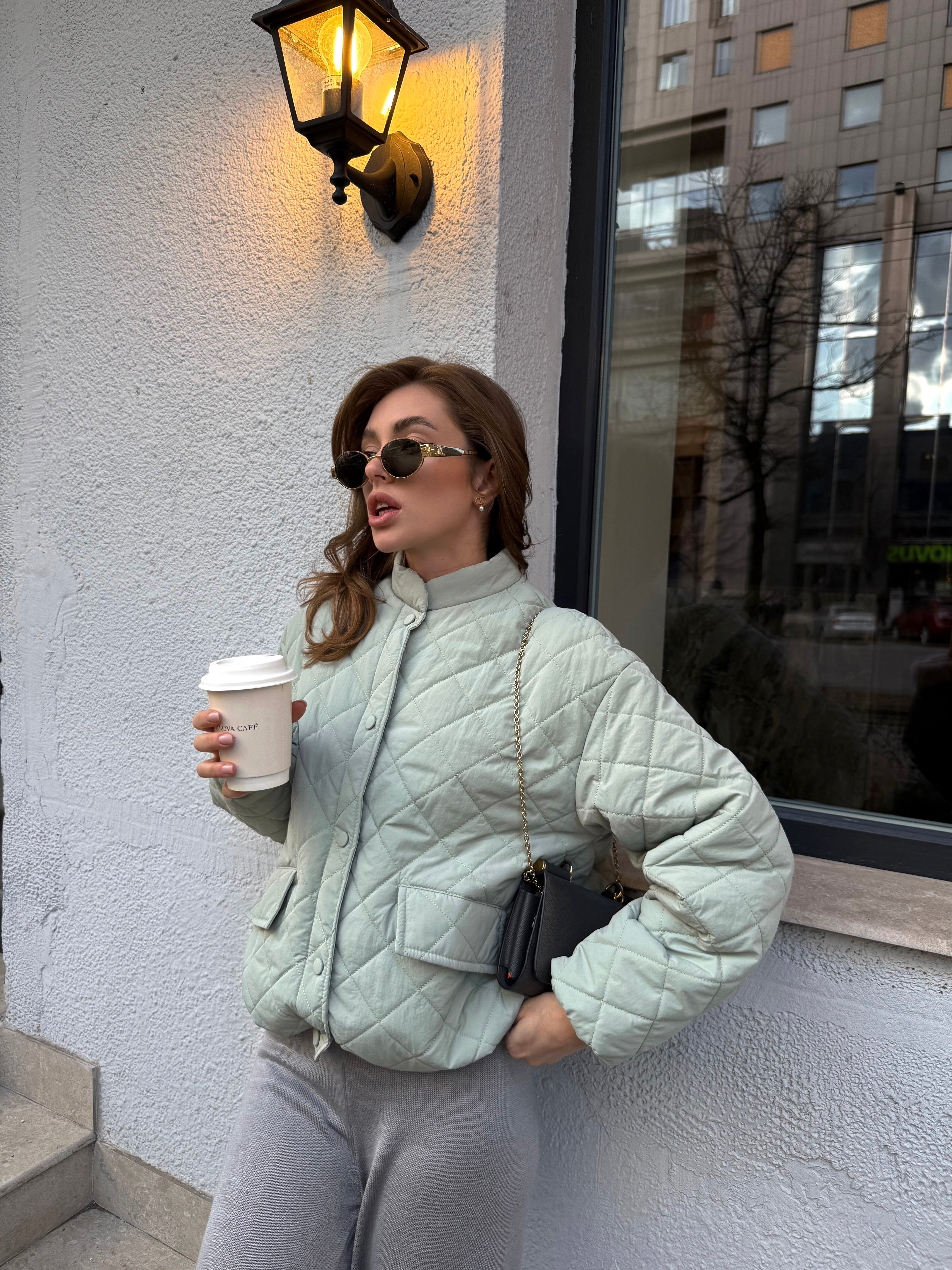 Aurora Quilted Jacket – Lightweight Mid-Season Puffer with Water-Repellent Fabric