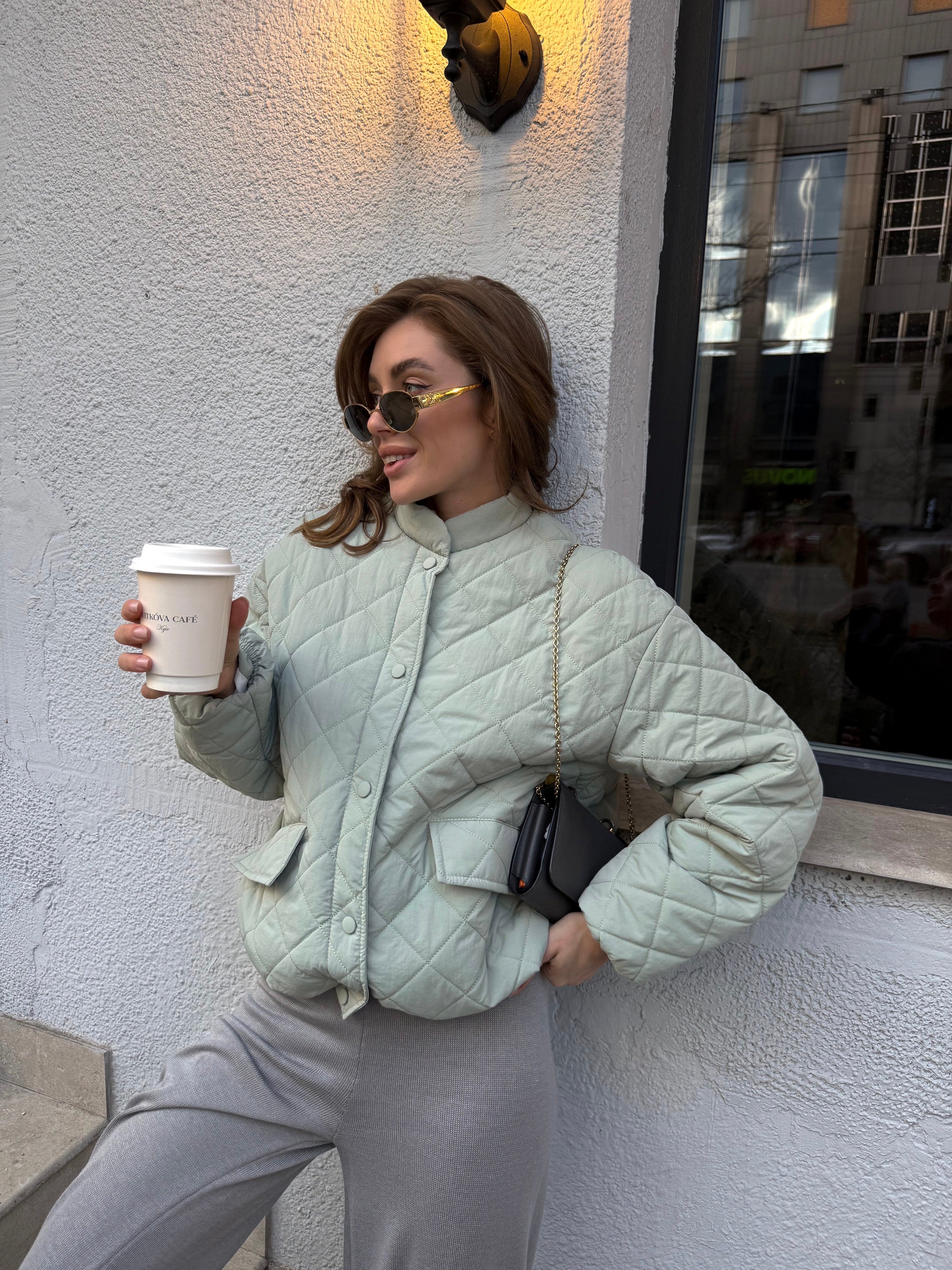 Aurora Quilted Jacket – Lightweight Mid-Season Puffer with Water-Repellent Fabric