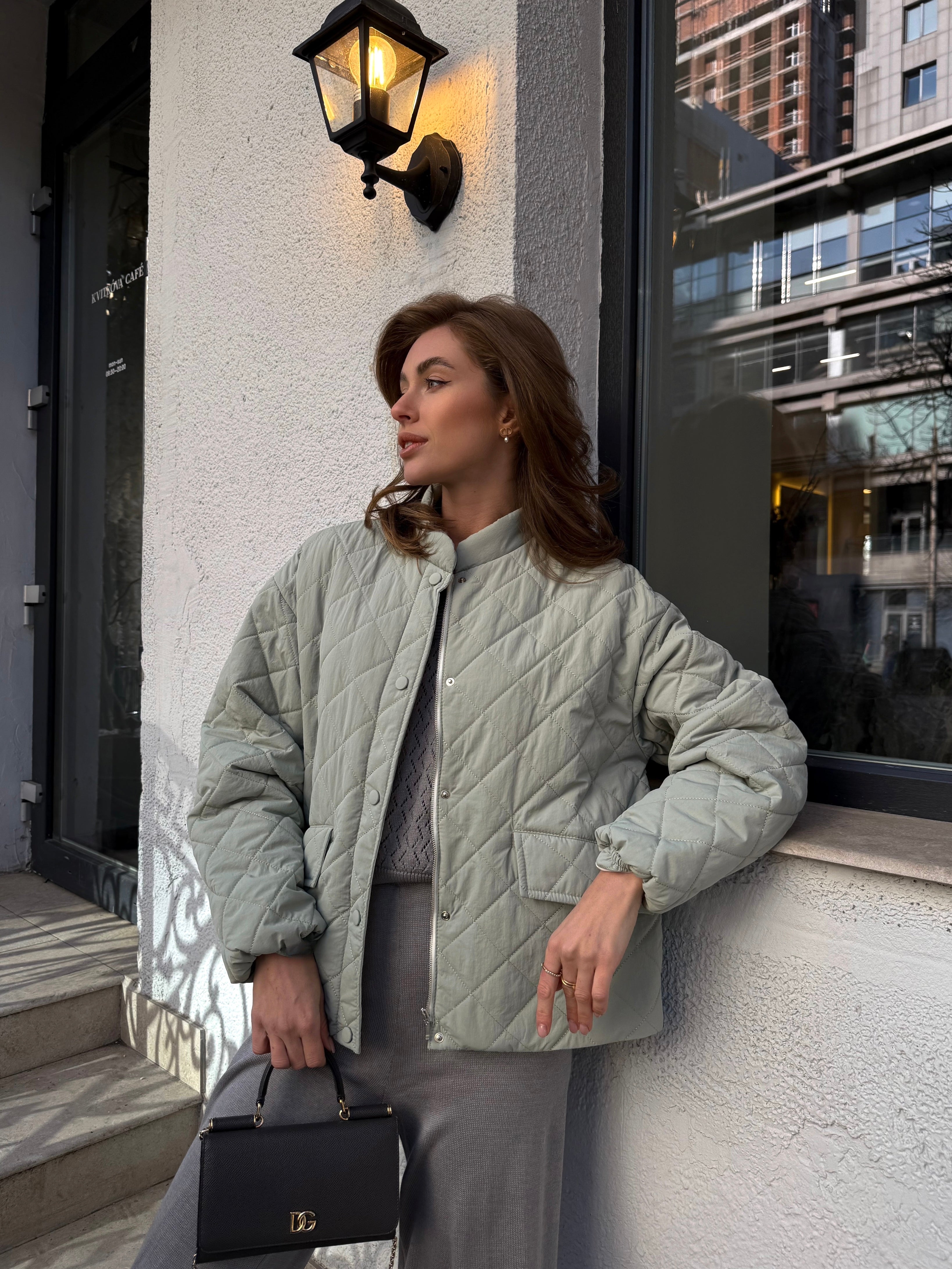 Aurora Quilted Jacket – Lightweight Mid-Season Puffer with Water-Repellent Fabric