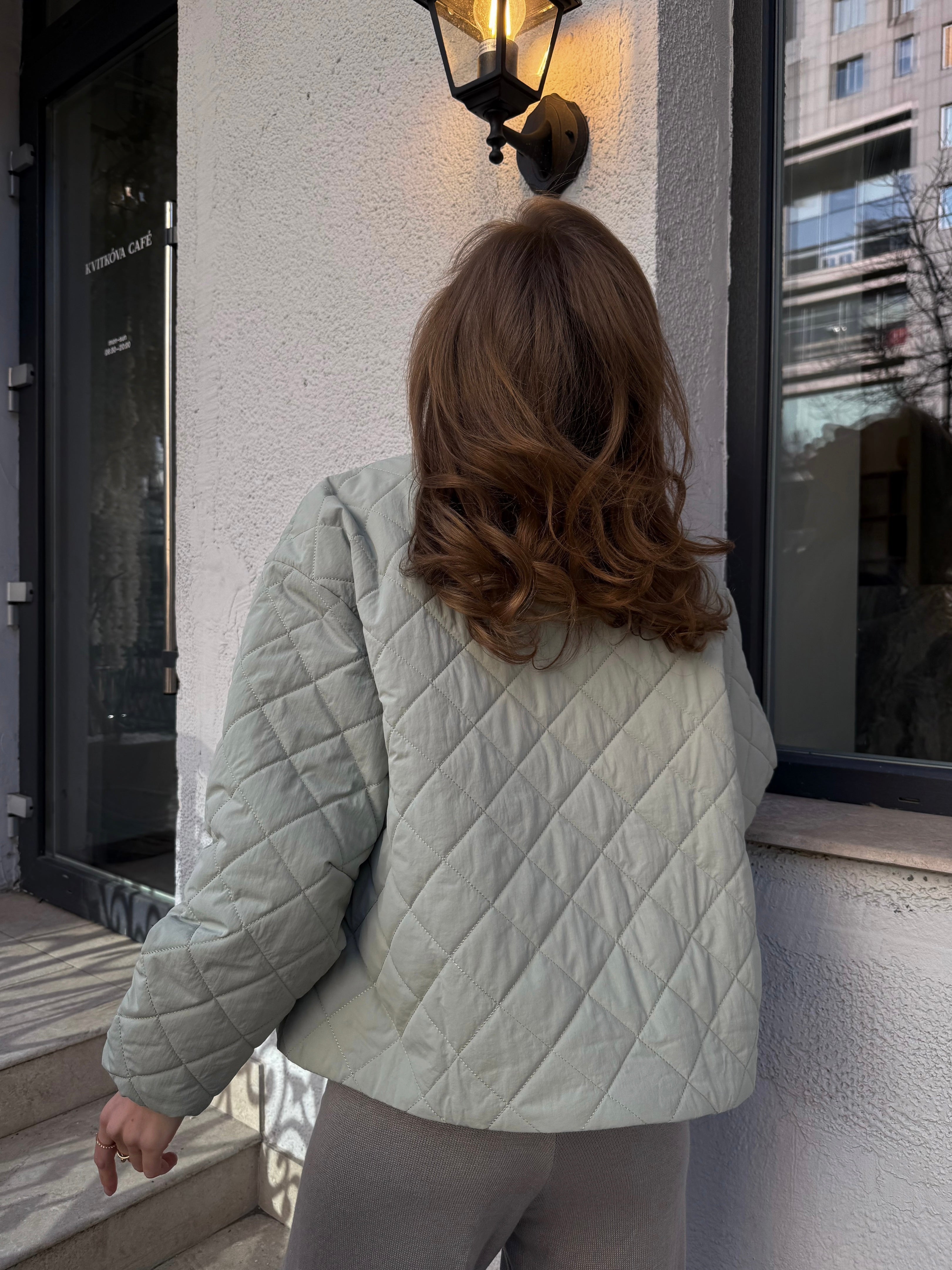 Aurora Quilted Jacket – Lightweight Mid-Season Puffer with Water-Repellent Fabric