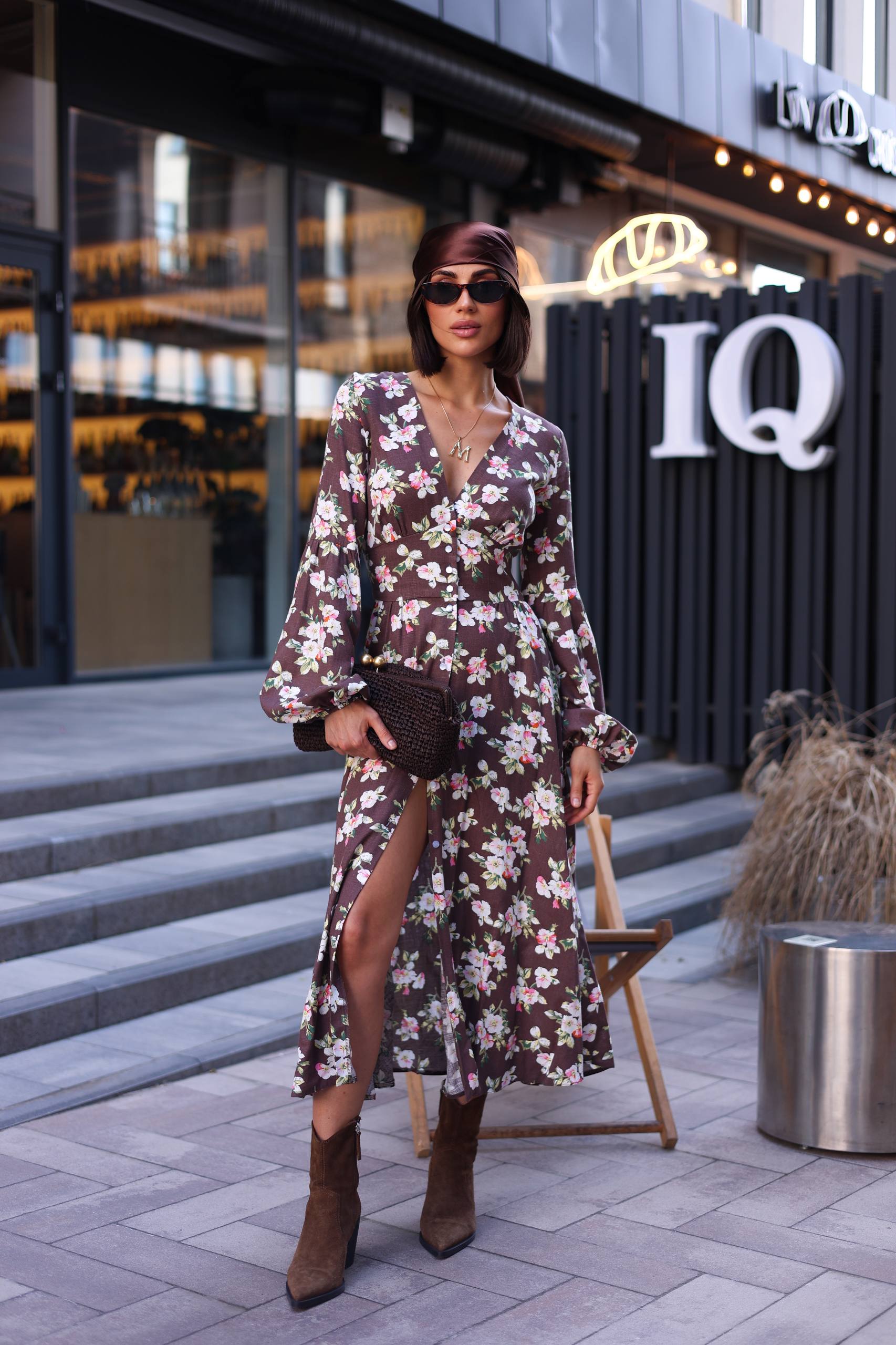 Dress “Violeta” – Natural Elegance in Linen Blend