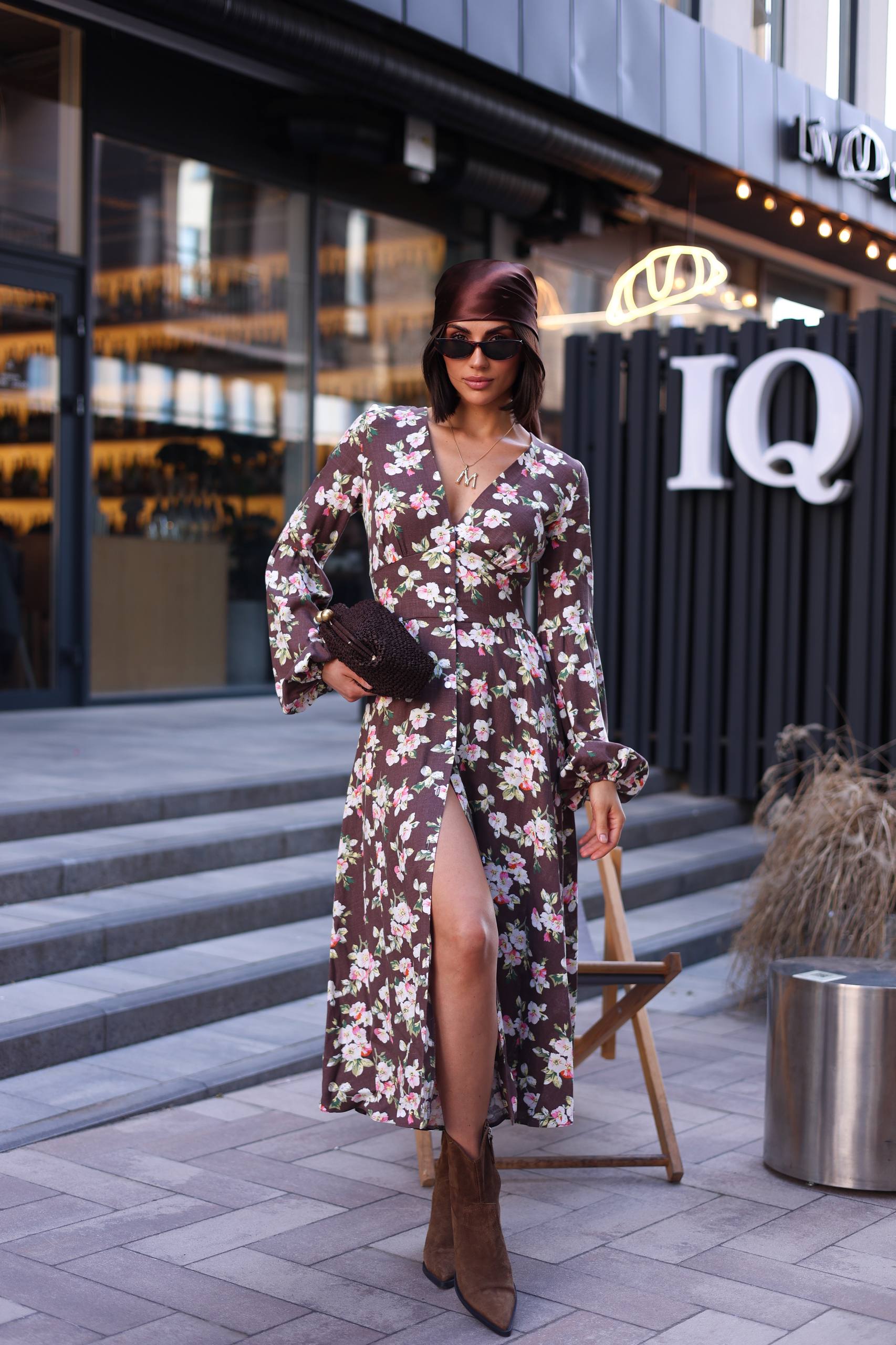 Dress “Violeta” – Natural Elegance in Linen Blend