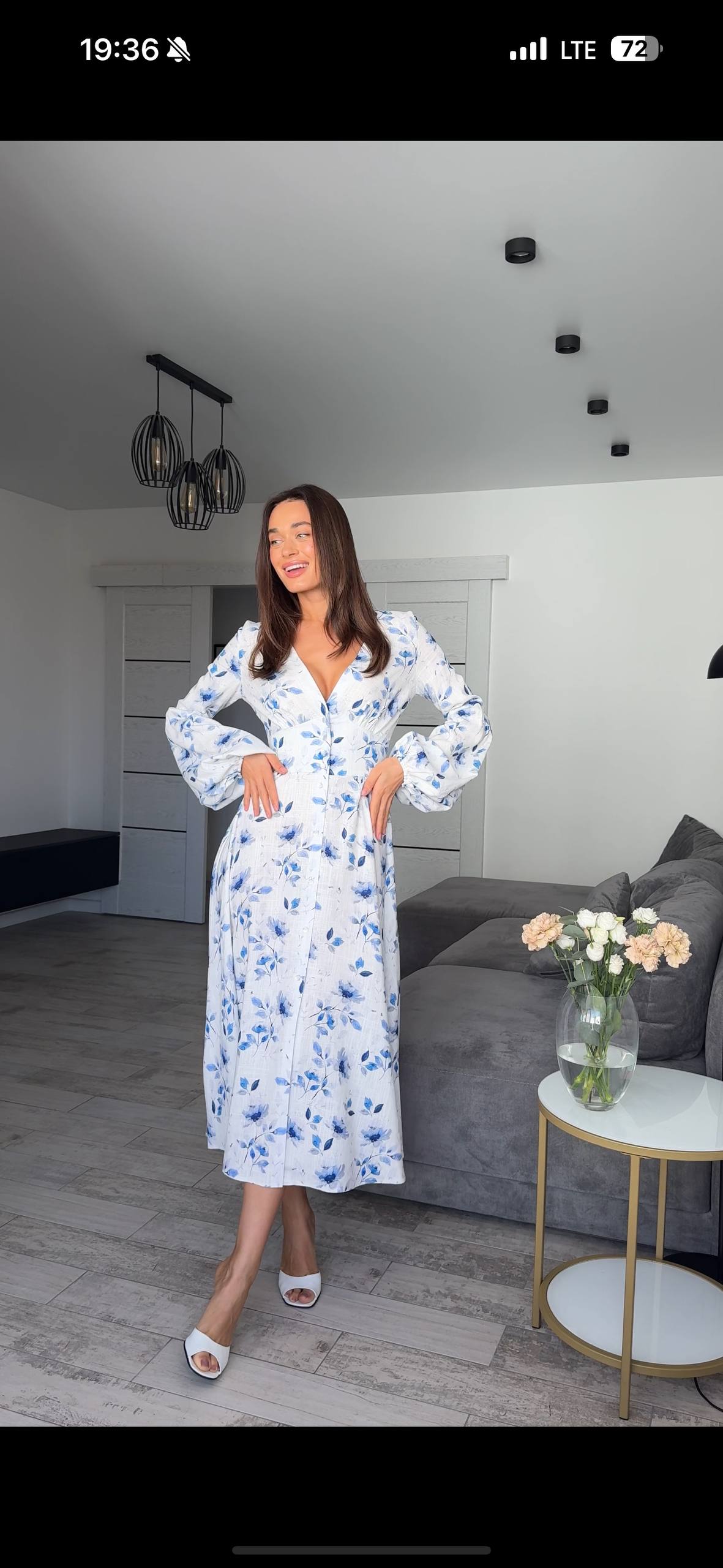 Dress “Violeta” – Natural Elegance in Linen Blend