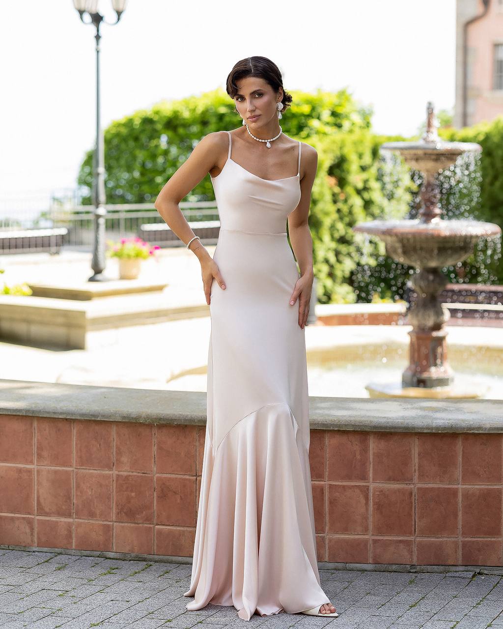 Elegant Evening Premium-Quality Reversible Luxe Satin Dress