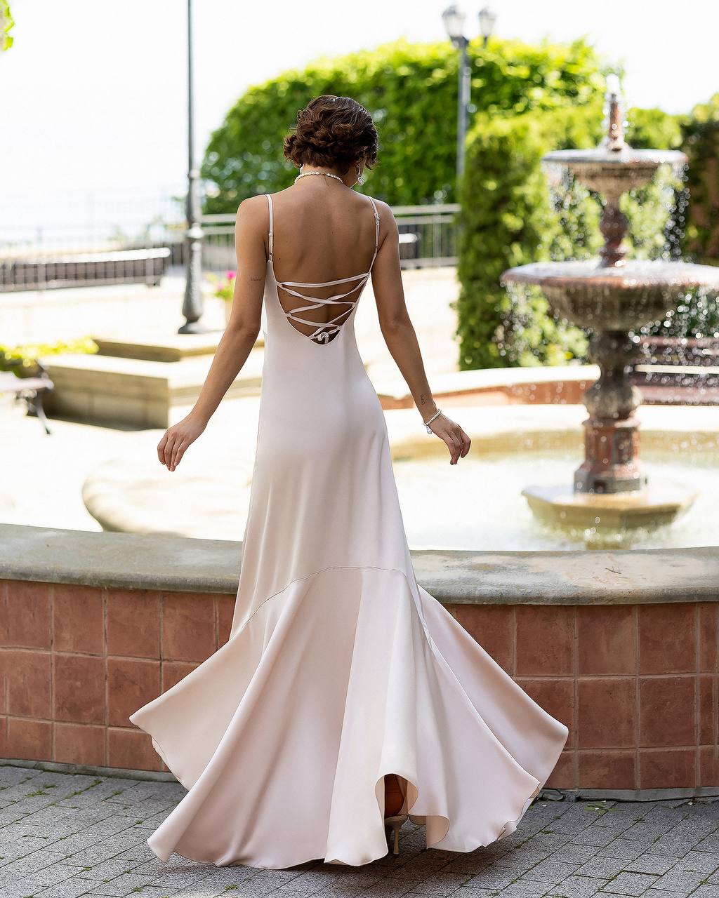 Elegant Evening Premium-Quality Reversible Luxe Satin Dress