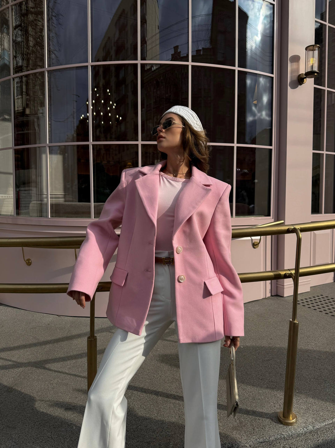 Elise Blazer Coat – Structured Cashmere Jacket for Effortless Smart Looks