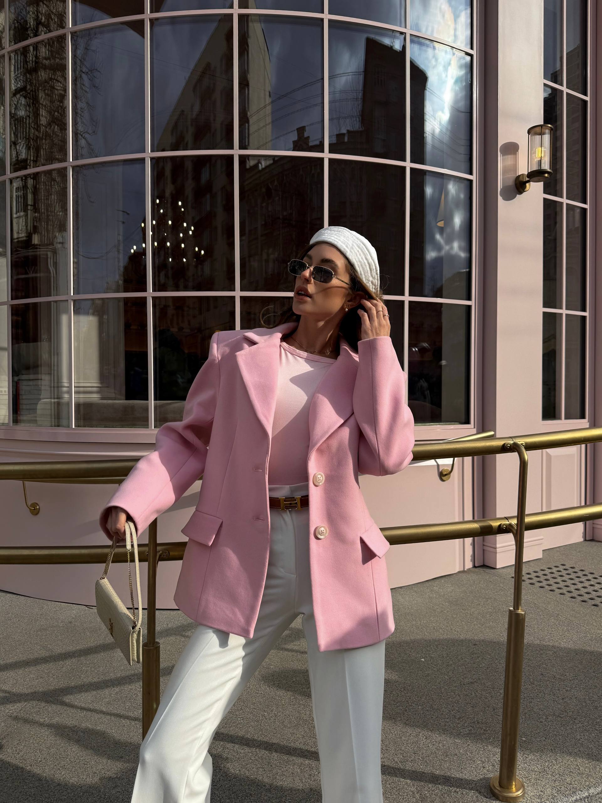 Elise Blazer Coat – Structured Cashmere Jacket for Effortless Smart Looks