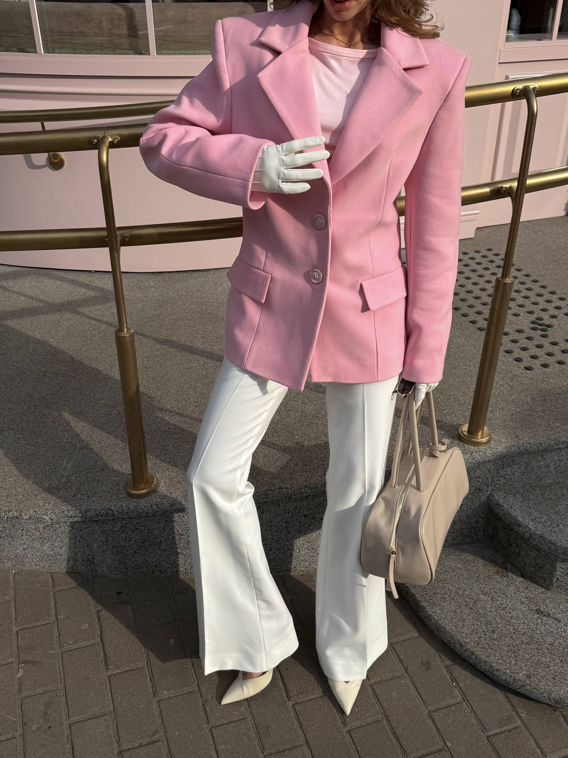 Elise Blazer Coat – Structured Cashmere Jacket for Effortless Smart Looks