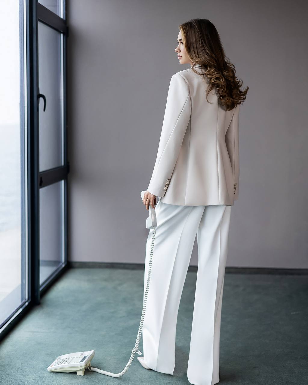 Sheer Premium Organza Blouse with 55 cm Sleeves in Four Colors