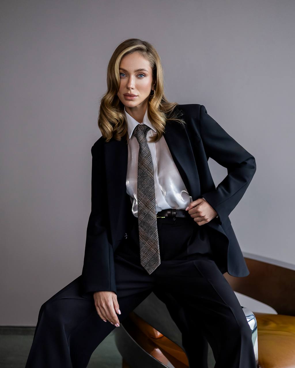Sheer Premium Organza Blouse with 55 cm Sleeves in Four Colors