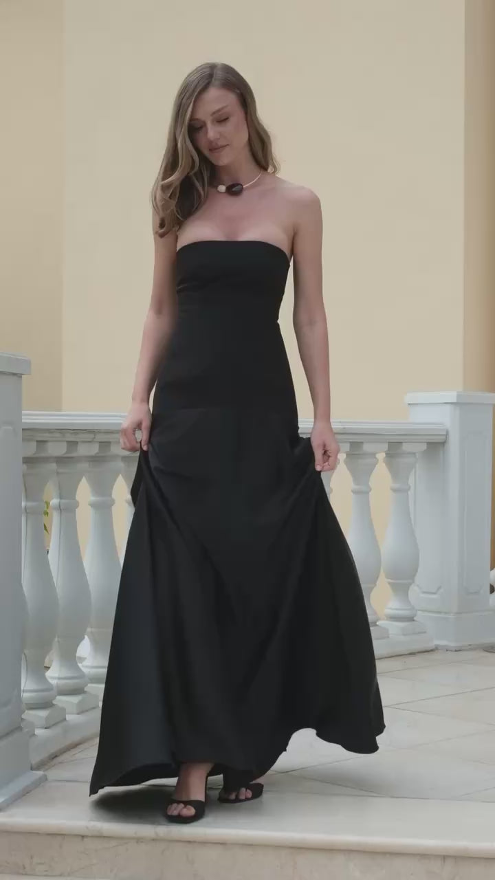 Elegant Twill & Thick Satin Evening-Ready Women's Slip Dress