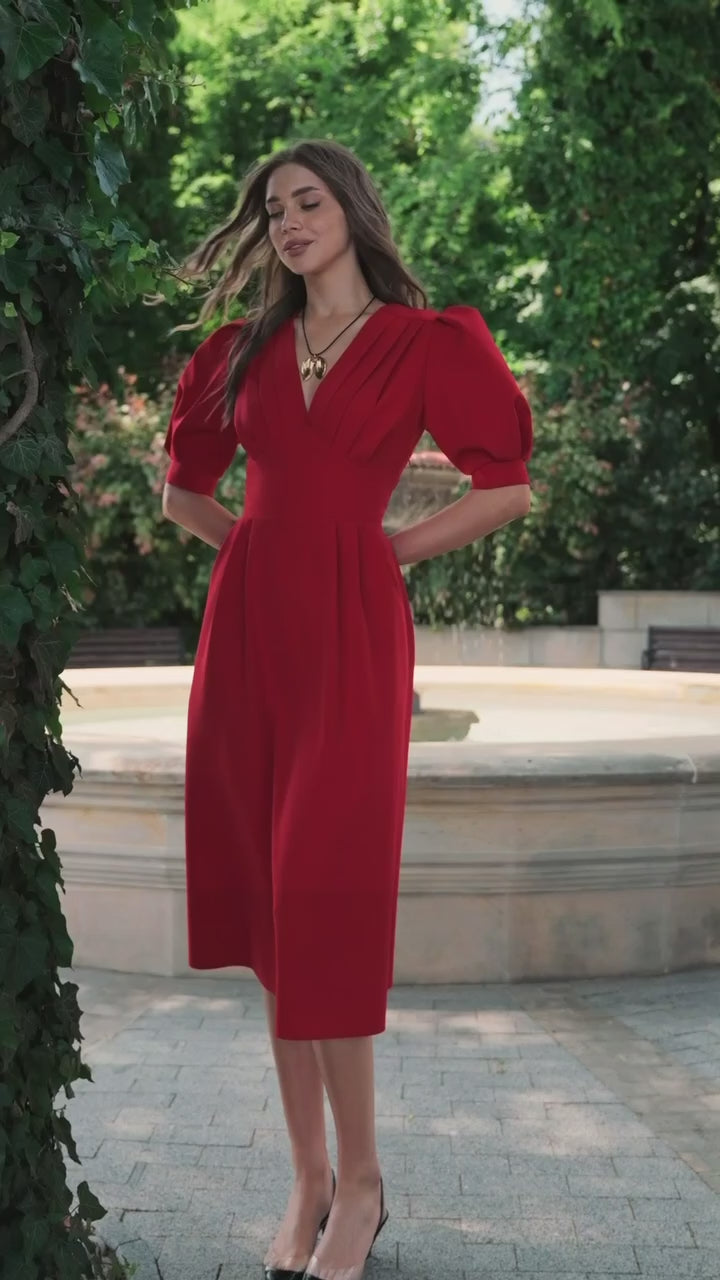 Women's Elegant Premium Lightweight Fabric Party & Event Dress