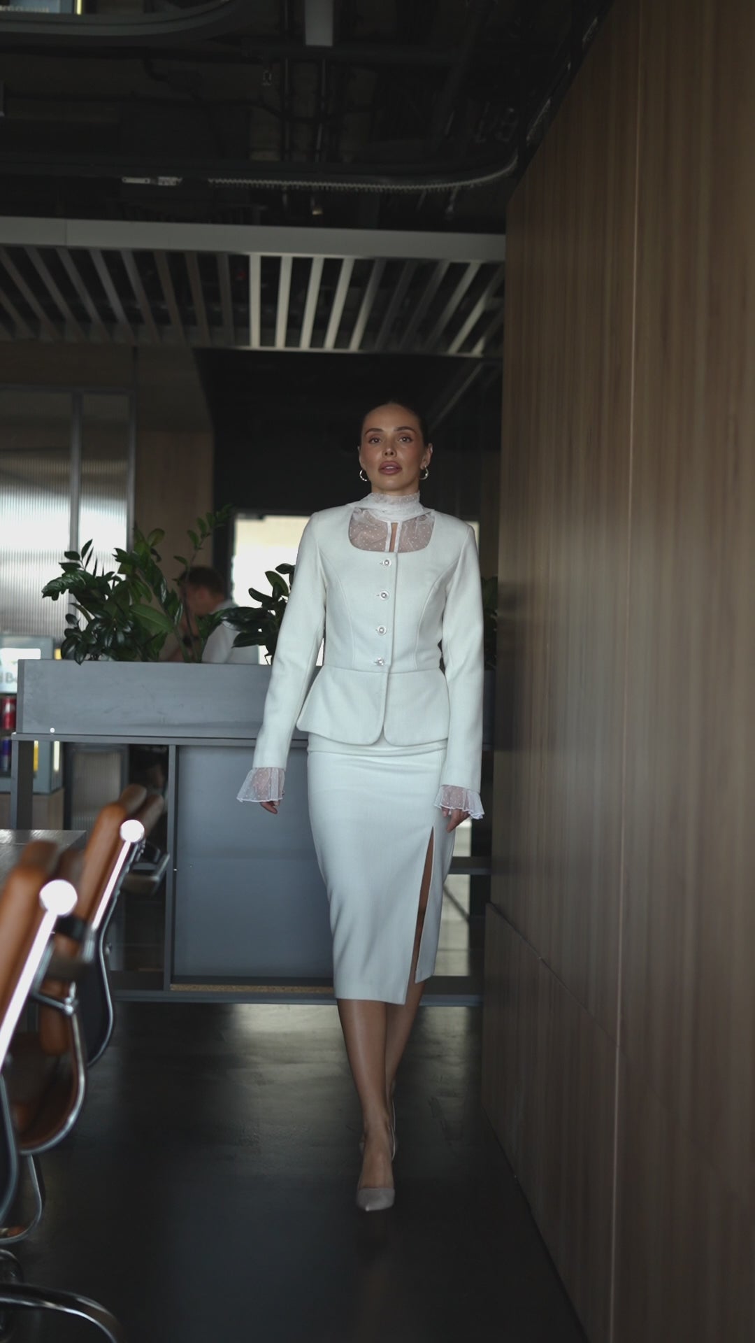 Women's Tweed Skirt Suit Set — Chanel-Inspired Jacket & Skirt