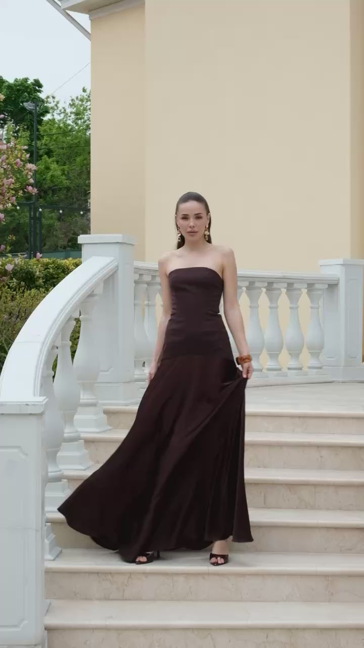 Elegant Twill & Thick Satin Evening-Ready Women's Slip Dress