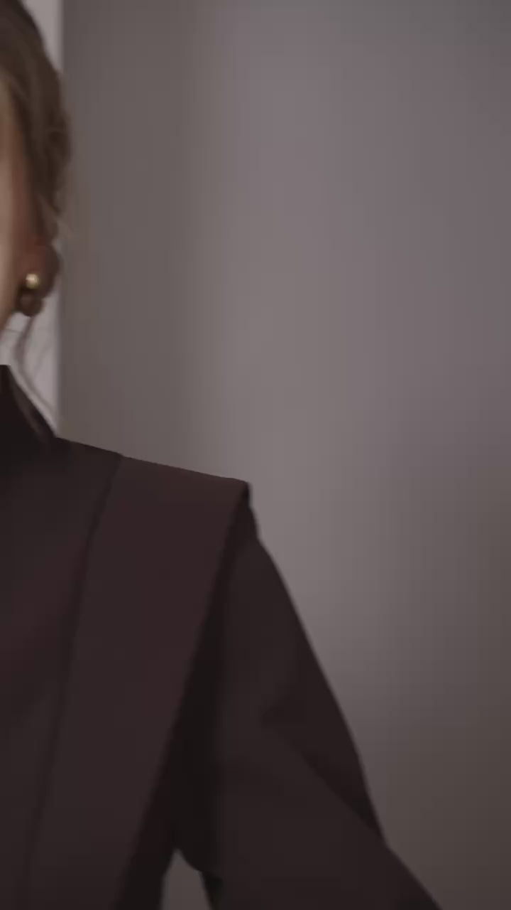 Tailored Twill Suit Set with Jacket & Pants, Classic Fit