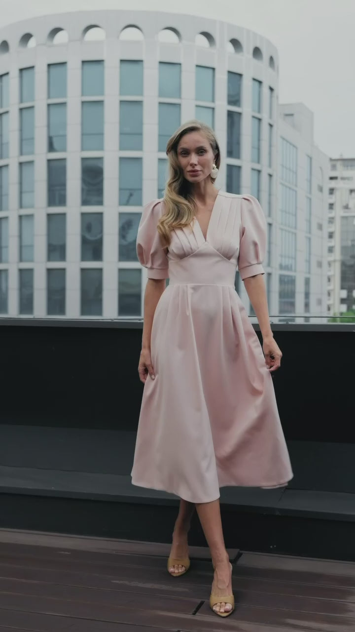 Women's Elegant Premium Lightweight Fabric Party & Event Dress